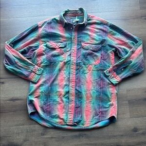 Woolrich Vintage Multicolor Men's Shirt ! Large